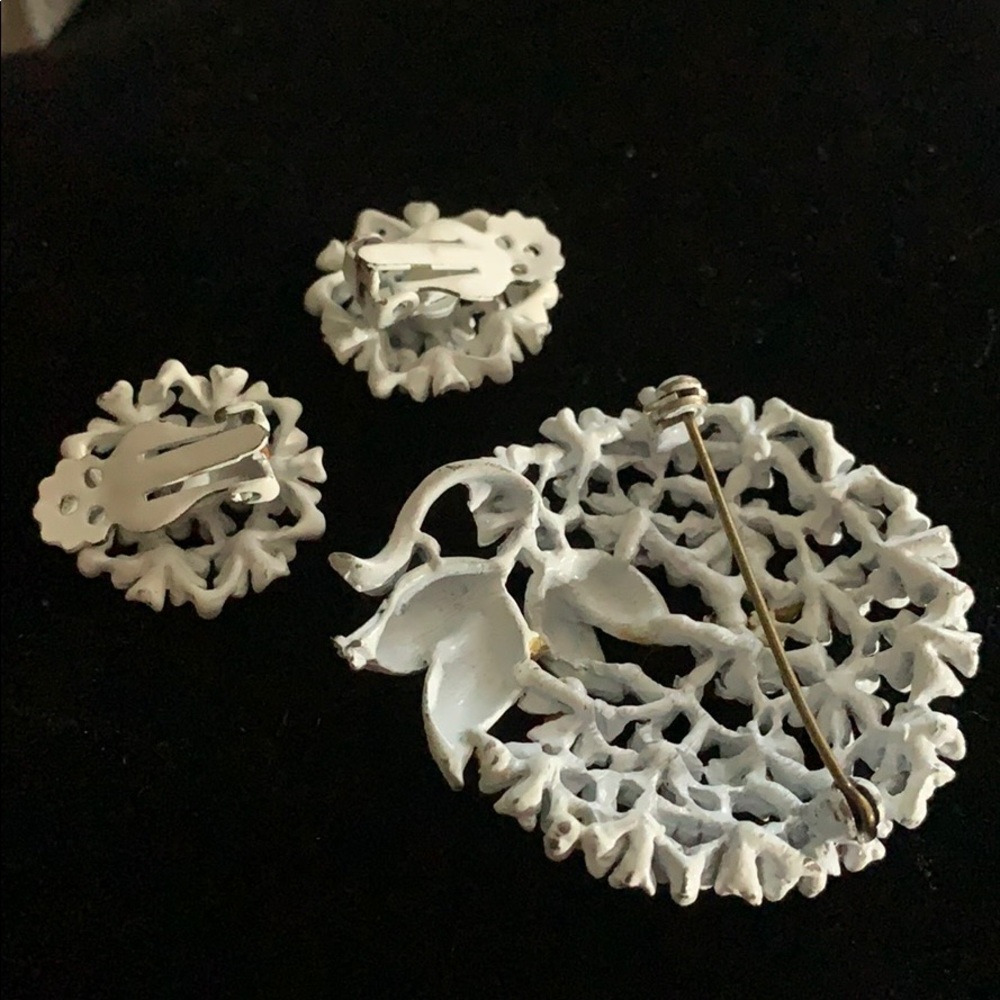 🔥Vintage earrings and brooche set - Picture 8 of 8